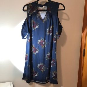 Charming Charlie Off the Shoulder Floral Dress